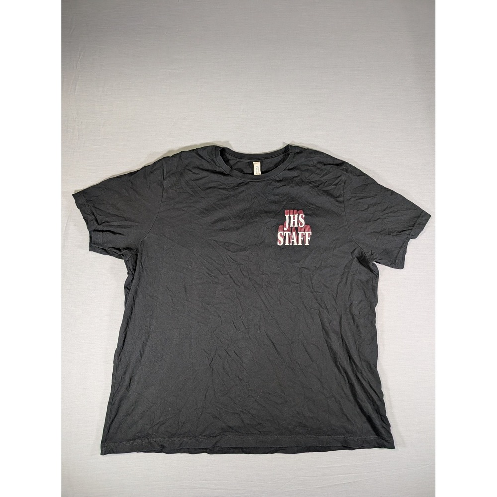 Bella+Canvas JHS Staff Celebrate Joy Black Graphic T-Shirt 3XL 100% Cotton
